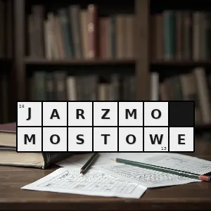 Hasło krzyżówkowe pośrednia podpora mostowa w postaci rzędu pali lub ramy opartej o dno bez usztywnienia wzdłuż mostu - jarzmo mostowe – rozwiązanie, synonimy, podpowiedzi i definicje krzyżówkowe